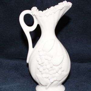 milk glass pitcher
